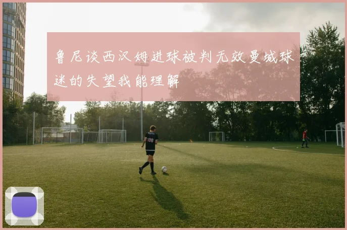 鲁尼谈西汉姆进球被判无效曼城球迷的失望我能理解